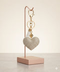 Crystal Rhinestone Heart Keychain