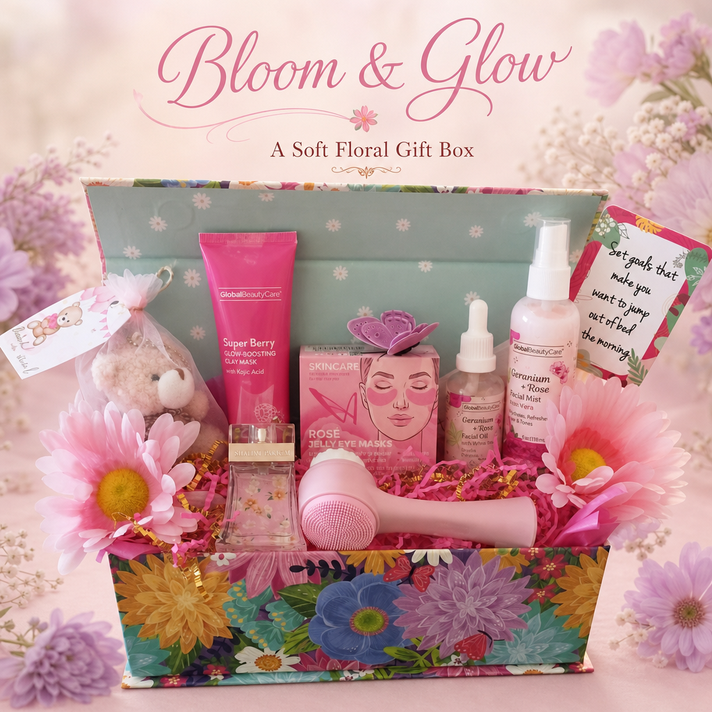 "Bloom and Glow" Radiant Rose Glow Gift Set | July 25th Event Discount