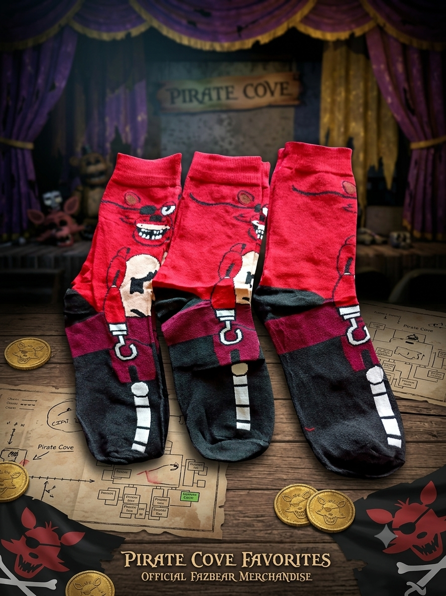 Foxy "HOOK" Character socks