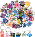 Motivational PVC Keychain and Purse Charm collection
