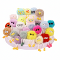Single Plush Backpack Keychain – Cute Fluffy Pom Pom Party Favor (1 PC)