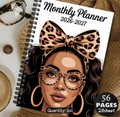 Monthly Planner 2026-2027 | Leopard Print Boss Lady
