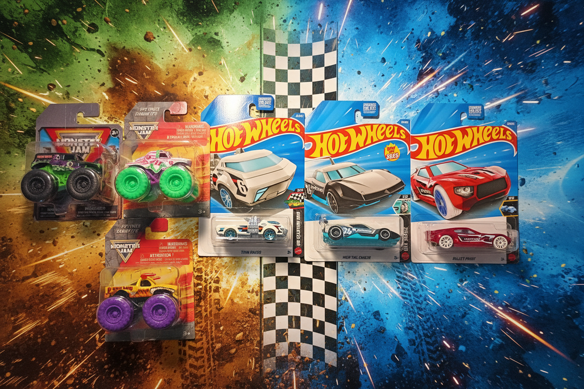 Hot Wheels & Monster Jam Die Cast Vehicles | Kids Toy Cars