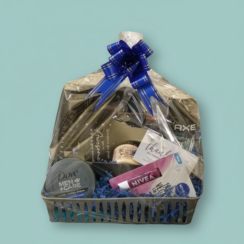 "Gentleman's Everyday Essentials Gift Basket"